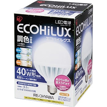 Ecohilux Ledボール球 調色3色切替 アイリスオーヤマ ボール球タイプled電球 通販モノタロウ Ldg9 G T V1