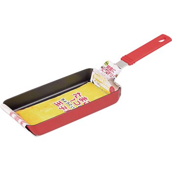 ブレックファーストパン ふっ素加工 スリムスクエア パール金属 卵焼き器 オムレツパン 通販モノタロウ Hb 1310