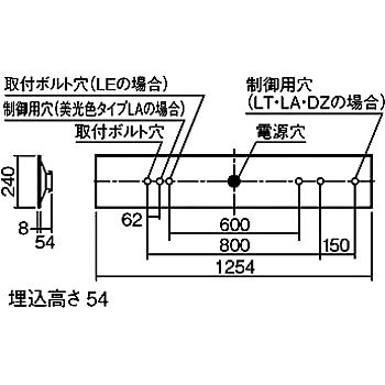 NNLK42722 一体型LEDベースライト iDシリーズ 器具本体 埋込型 1台