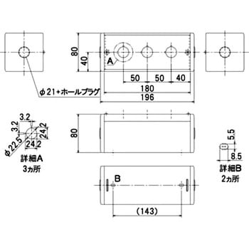 アルミBOX 穴加工品 SUS(エスユーエス)