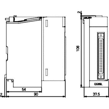 QG69L Qラージブランクカバー 1個 三菱電機 【通販モノタロウ】