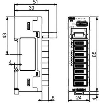 リモートI/Oユニット センサコネクタタイプ(e-CON) 入力ユニット 三菱電機 PLC拡張ユニット 【通販モノタロウ】