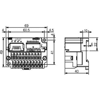 リモートI/Oユニット スプリングクランプ端子台タイプ 入力ユニット 三菱電機 PLC拡張ユニット 【通販モノタロウ】