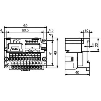 リモートI/Oユニット スプリングクランプ端子台タイプ 出力ユニット 三菱電機