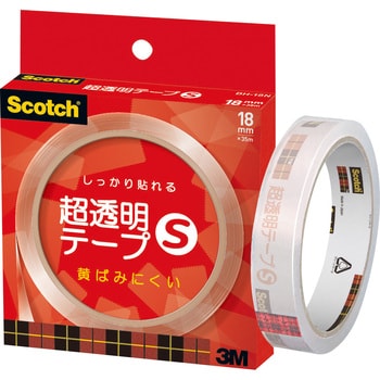 3M スリーエム スコッチ 事務用テープ 超透明テープ 大巻 スリーエム