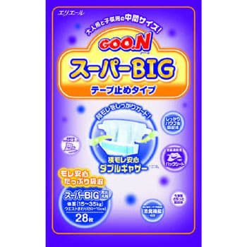 エリエール グ～ン スーパーBIG テープ式 1個(28枚) 大王製紙 【通販