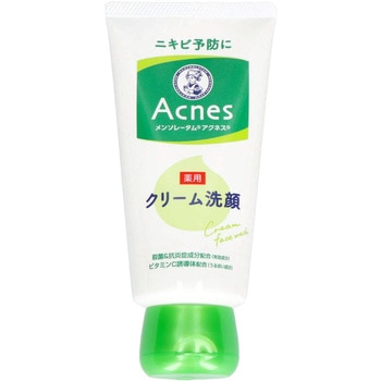 メンソレータム アクネス 薬用クリーム洗顔 ロート製薬