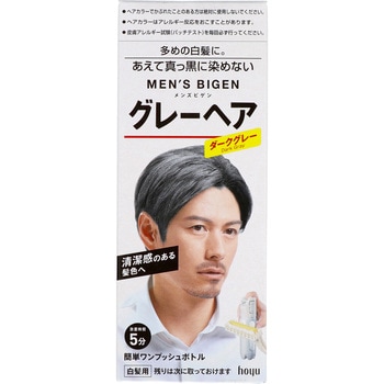メンズビゲン グレーヘア ホーユー