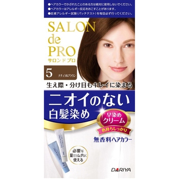 サロン・ド・プロ 無香料ヘアカラー 早染めクリーム(白髪用) ダリヤ