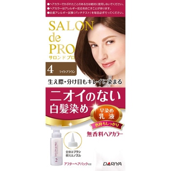 サロン・ド・プロ 無香料ヘアカラー 早染め乳液(白髪用) ダリヤ