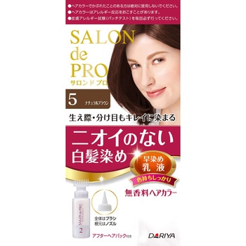 サロン・ド・プロ 無香料ヘアカラー 早染め乳液(白髪用) ダリヤ