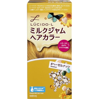 ルシードエル ミルクジャム ヘアカラー マンダム