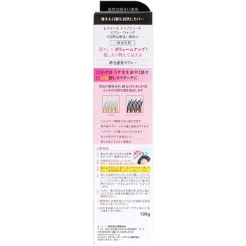 LトップシェードSPウィッグ明るい黒色 柳屋本店