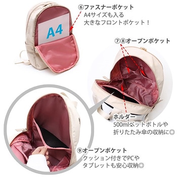 肩にやさしい軽量リュック センバドー