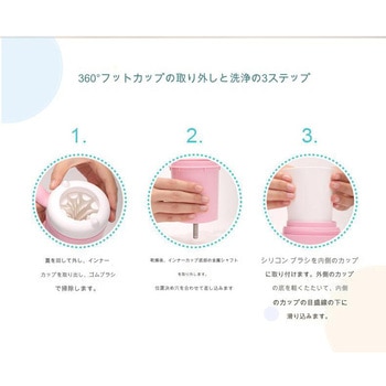 360°ペット用足洗カップ CRECOTE