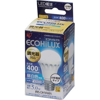 スオーヤマ LDA5N-H-E17/D-V1 LED電球 アイリスオーヤマ ECOLUX LDA5L-H-E17/D-V1 [電球色] 価格比較