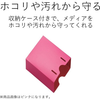DVD・CD不織布ケース 2穴リング式トレイ専用ファイル エレコム