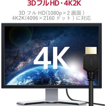 イーサネット対応HIGHSPEED HDMIケーブル エレコム