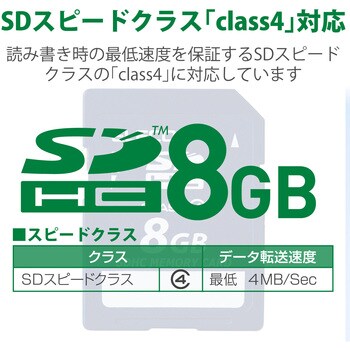 マイクロSDカード microSDHC Class4 データ復旧サービス付 メモリーカード エレコム