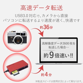 USB3.0対応メモリリーダライタ(51+5メディア対応) エレコム