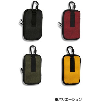 和柄刺繍入りワークポーチ Kawasumi(川住製作所)