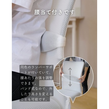 オフィスチェア 背面メッシュ 選べる座面 YAMAZEN(山善)