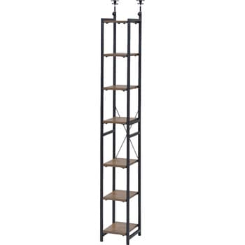 棚が動かせる 突っ張り ファイルラック YAMAZEN(山善)