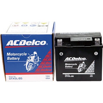 DTX5L-BS 2輪用液別バッテリー(電解液注入済タイプ) 1個 ACDelco