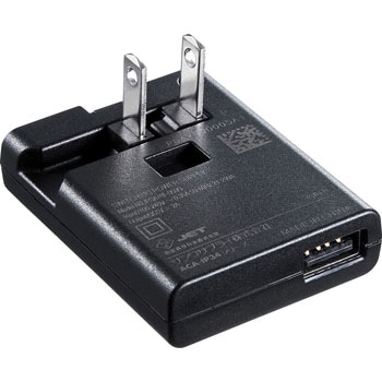 ACA-IP34BK 薄型USB充電器 1個 サンワサプライ 【通販モノタロウ】