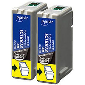 汎用インクカートリッジ エプソン対応 IC1BK13W プレジール