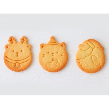 cotta まんまるクッキー型(サンタ、ねこ、トナカイ) cotta