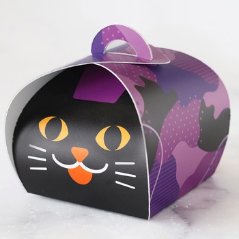 40985 cotta ギフト箱 ハロウィンかぼちゃ&黒猫バルーンBOX
