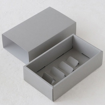 cotta スライドギフト箱 フォググレー (191×111×H51mm) cotta