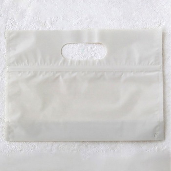 cotta ワイドジッパーバッグ ホワイト M cotta