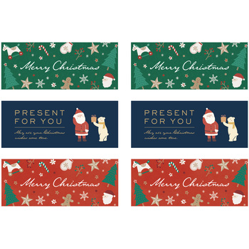 cotta シール クリスマスオーナメント(3柄×4片) cotta