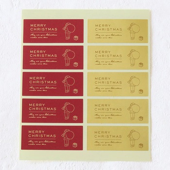 cotta シール クリスマスラベル(2柄×5片) cotta