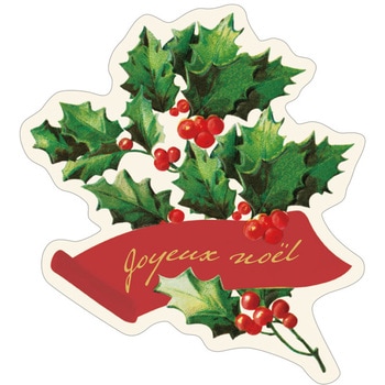 cotta クリスマスアンティークピック ひいらぎ(10片) cotta