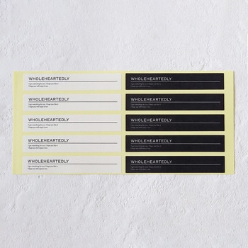 cotta シール モノトーン WHOLEHEARTEDLY(2柄×5片) cotta