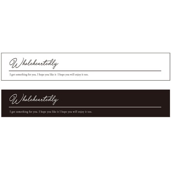 cotta ケーキピックモノトーン  WHOLEHEARTEDLY(2柄×5片) cotta