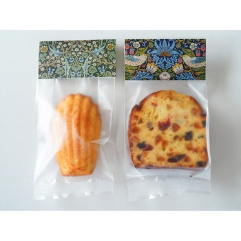 cotta ヘッダーシール ウィリアム・モリス柄 いちご泥棒(6片) cotta