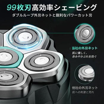 ブラックナイツスキンヘッドシェーバー kensen