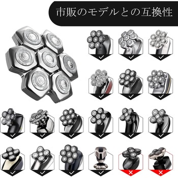 7Dシェーバースキンヘッド用 替え刃 kensen