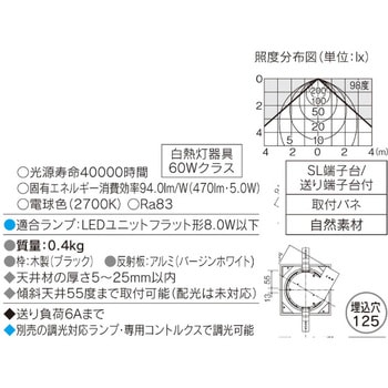 LEDダウンライト(ランプ別売) 東芝ライテック