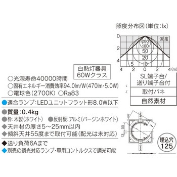 LEDダウンライト(ランプ別売) 東芝ライテック