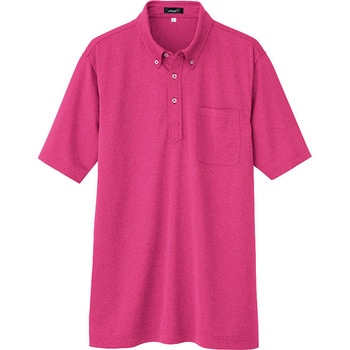 吸汗速乾半袖ボタンダウンポロシャツ(男女兼用) アイトス