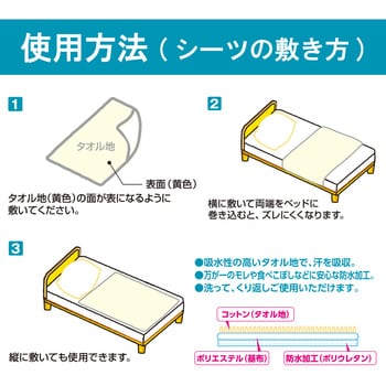 BSW-17 洗える防水シーツ 1枚 アイリスオーヤマ 【通販サイトMonotaRO】