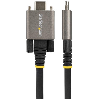 1m サイドロック付きUSB-Cケーブル 10Gbps/USB 3.1(3.2 Gen 1)/100W (5A) Power Delivery StarTech.com