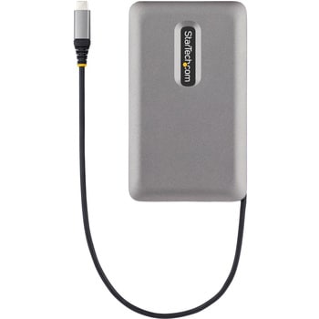 マルチポートアダプター/USB-C/デュアルモニター/4K60Hz HDMI & VGA/100W USB PD/3xUSB ハブ/有線LAN/25cmケーブル StarTech.com