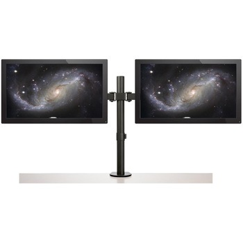 2面液晶モニターアーム/クランプ&グロメット固定方式/VESA規格32ンチディスプレイ対応/水平可動式3関節アーム/高さ調整、チルト、スイベル、ローテーション StarTech.com