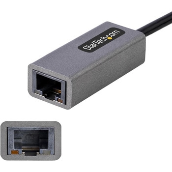 USB有線LANアダプター/USB-A接続/30cm一体型ケーブル/各種OS/スペースグレー/ギガビットイーサネット/RJ45 ネットワーク 変換 コンバーター StarTech.com